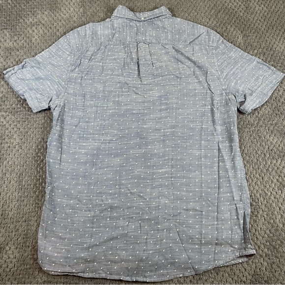 Grayers Men's Button Up Short Sleeve Shirt Size Large Apple Print Preppy Hipster - Picture 5 of 7